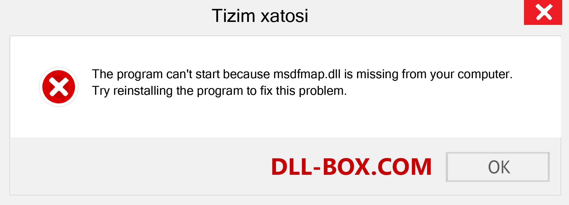 msdfmap.dll fayli yo'qolganmi?. Windows 7, 8, 10 uchun yuklab olish - Windowsda msdfmap dll etishmayotgan xatoni tuzating, rasmlar, rasmlar